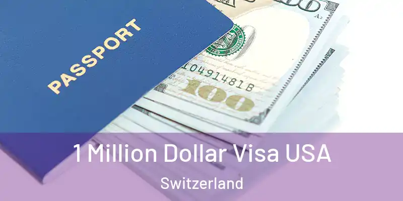  1 Million Dollar Visa USA Switzerland